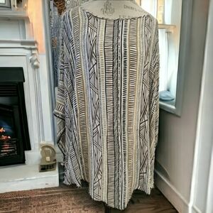 Context 100% Silk Poncho - Size 1X